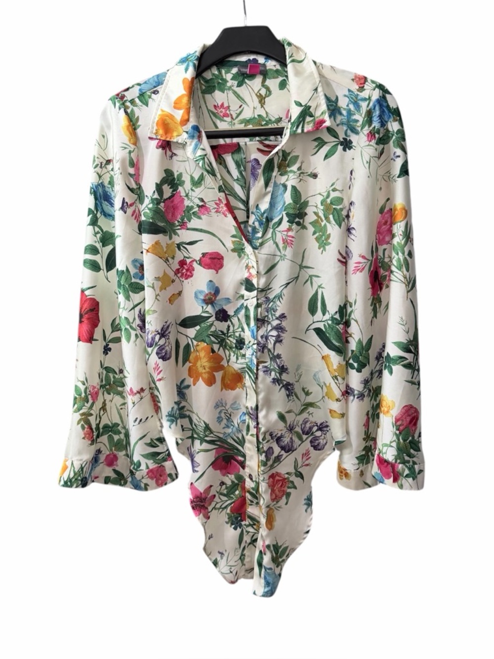 Vince Camuto Floral Button-Down Blouse